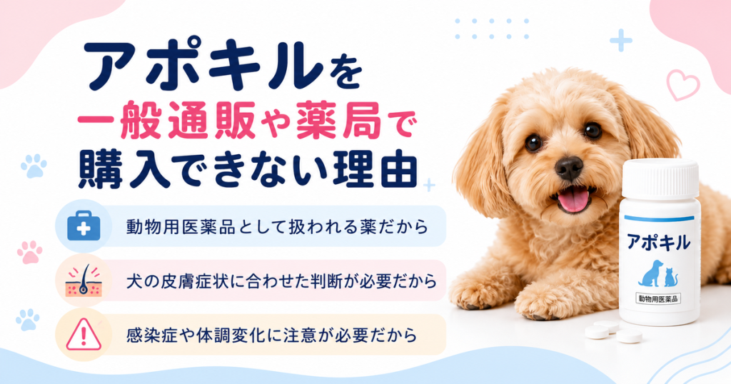 アポキルを一般通販や薬局で購入できない理由