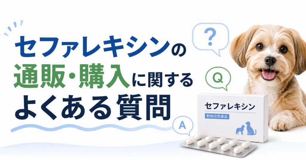 セファレキシンの通販・購入に関するよくある質問