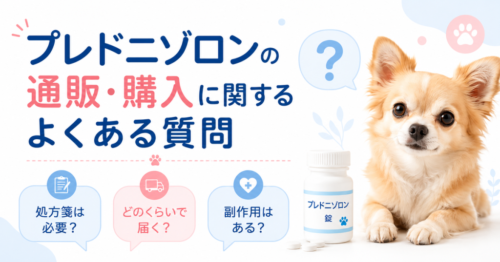 プレドニゾロンの通販・購入に関するよくある質問